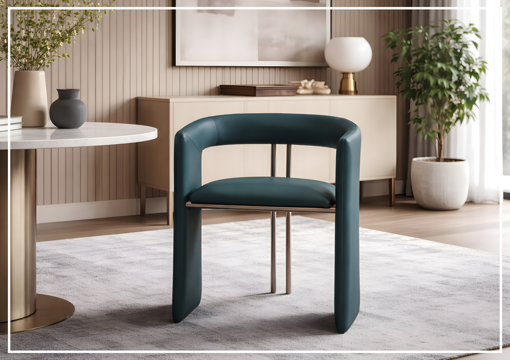 Purezza Accent Chair | Slate Gray Leather | Klaussner - SOFABED