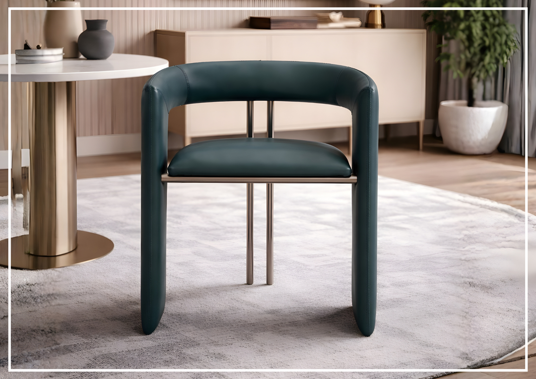 Purezza Accent Chair | Slate Gray Leather | Klaussner - SOFABED