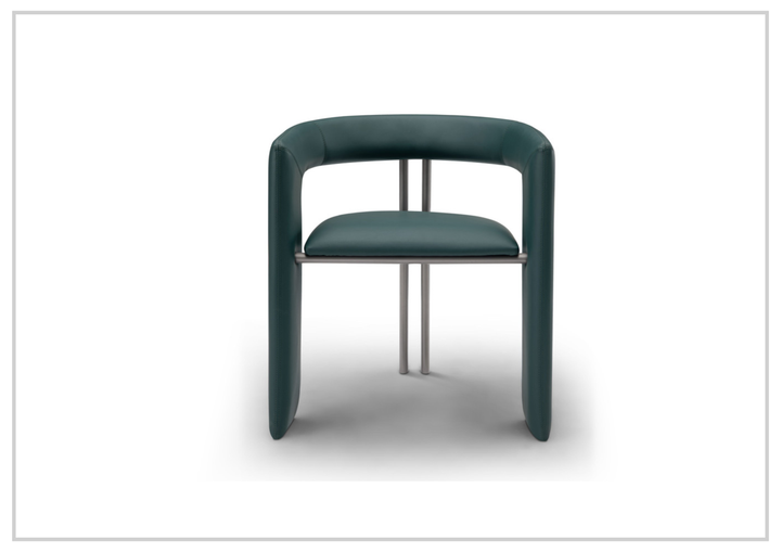 Purezza Accent Chair | Slate Gray Leather | Klaussner - SOFABED