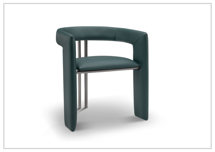 Purezza Accent Chair | Slate Gray Leather | Klaussner - SOFABED