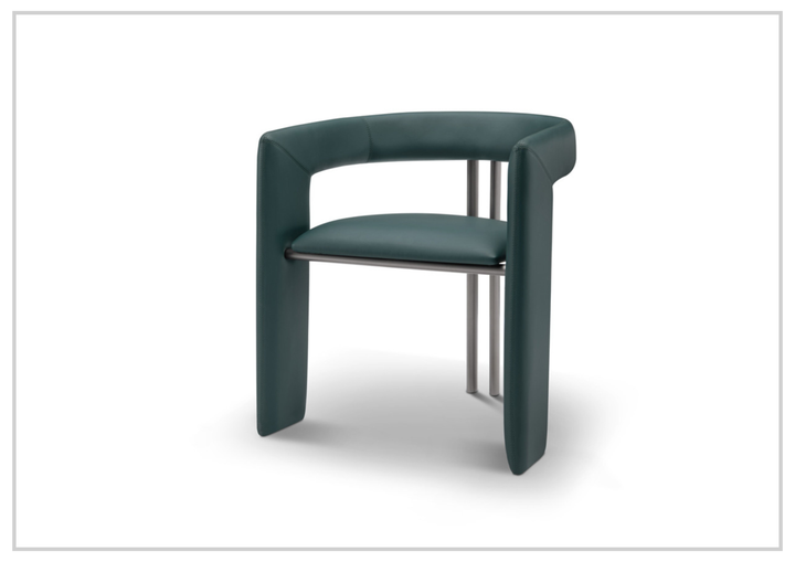 Purezza Accent Chair | Slate Gray Leather | Klaussner - SOFABED