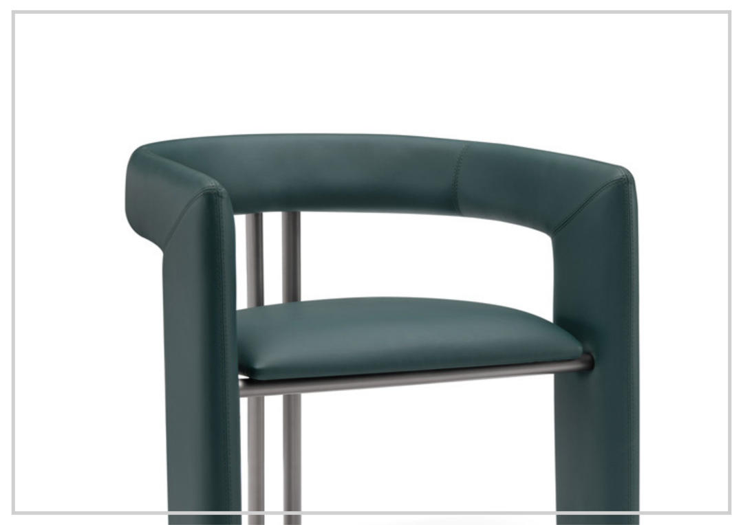 Purezza Accent Chair | Slate Gray Leather | Klaussner - SOFABED