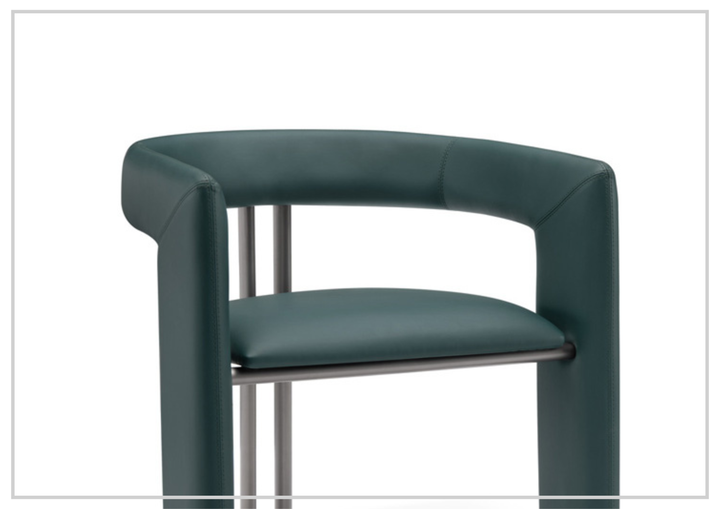 Purezza Accent Chair | Slate Gray Leather | Klaussner - SOFABED