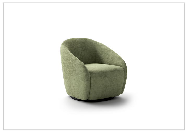 Luonto Regalia Fabric Swivel Accent Chair