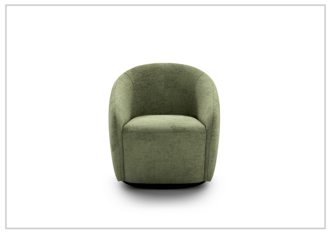 Luonto Regalia Fabric Swivel Accent Chair