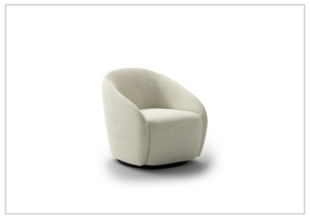 Luonto Regalia Fabric Swivel Accent Chair