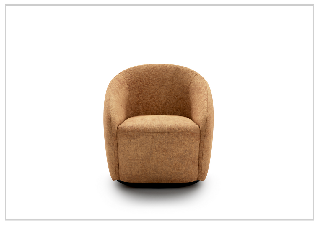 Luonto Regalia Fabric Swivel Accent Chair