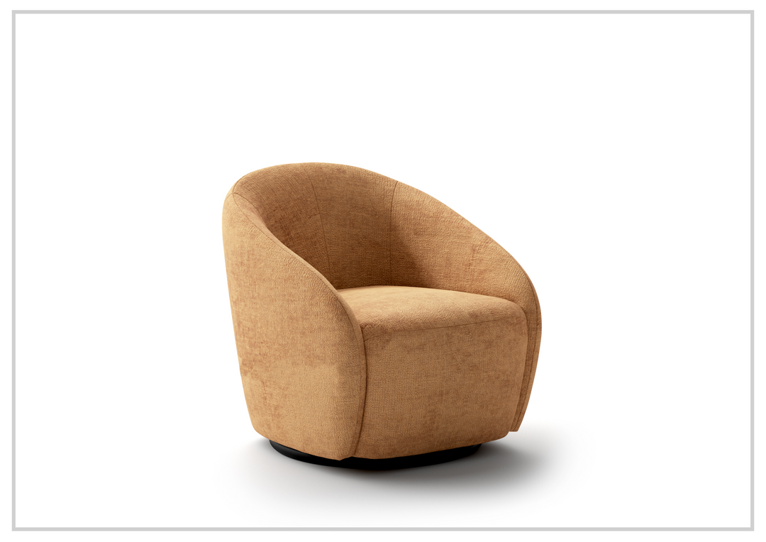 Luonto Regalia Fabric Swivel Accent Chair
