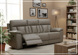 Klaussner Radioso Manual Reclining Leather Living Room Set