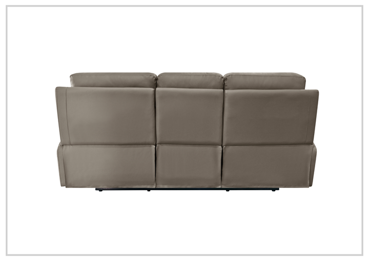Klaussner Radioso Manual Reclining Leather Living Room Set