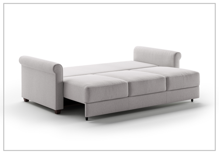 Luonto Rosalind 3-Seater Fabric Full XL Size Sleeper Sofa With Easy Deluxe Function-SOFABED