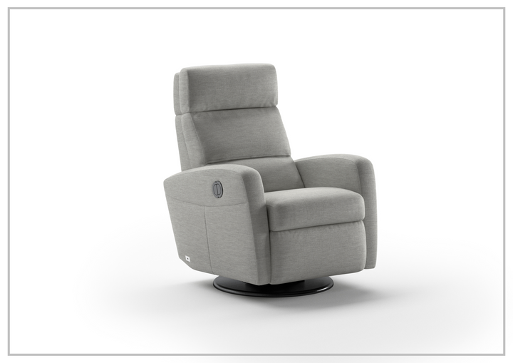Sloped Fabric Power Recliner Chair in Power and Manual Options-SOFABED
