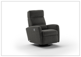 Sloped Fabric Power Recliner Chair in Power and Manual Options-SOFABED