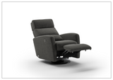 Sloped Fabric Power Recliner Chair in Power and Manual Options-SOFABED