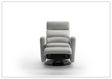 Sloped Fabric Power Recliner Chair in Power and Manual Options-SOFABED