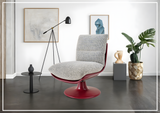 Klaussner Seduta Lounge Chair In Light Gray - SOFABED
