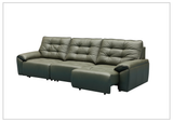 Skype leather | Sectional Sofa | Power Sliding Seats | Klaussner - SOFABED