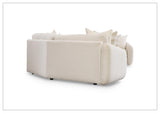 Bernhardt Soleil Fabric Sectional Sofa With Box Edge Pillows