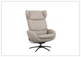 Fjords Stella Recliner Chair and Ottoman With Rocking Glide Swivel Base