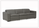 Gio Italia Titan 3-Seater Dual Power Leather Reclining Sofa