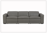 Gio Italia Titan 3-Seater Dual Power Leather Reclining Sofa