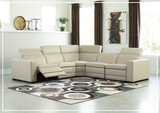 Gio Italia Titan 5-Seater Power Reclining Sectional