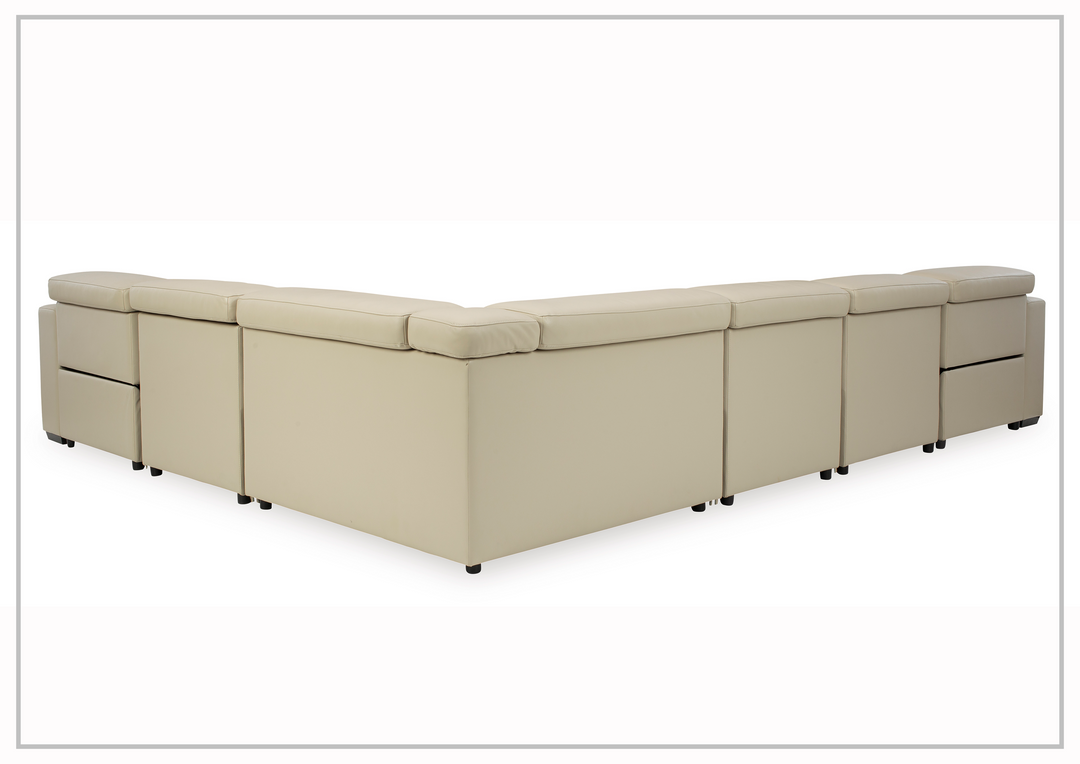 Gio Italia Titan 5-Seater Power Reclining Sectional