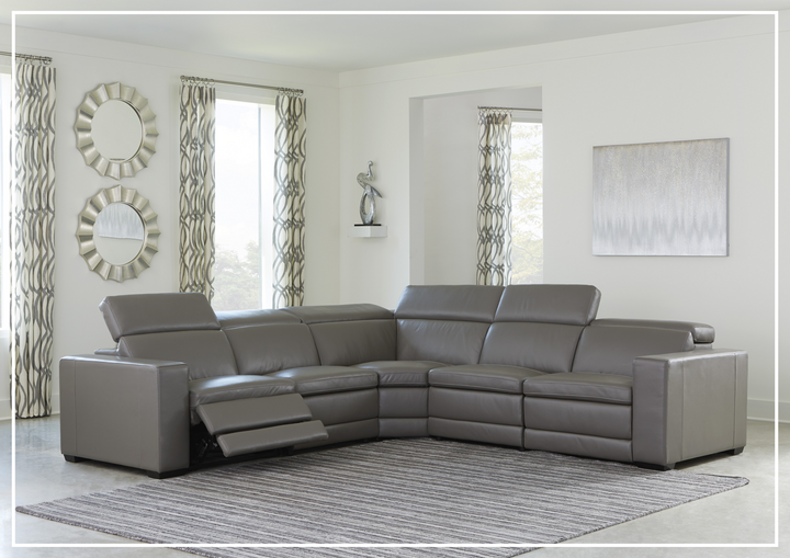 Gio Italia Titan 5-Seater Power Reclining Sectional