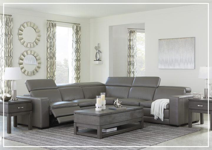 Gio Italia Titan 5-Seater Power Reclining Sectional