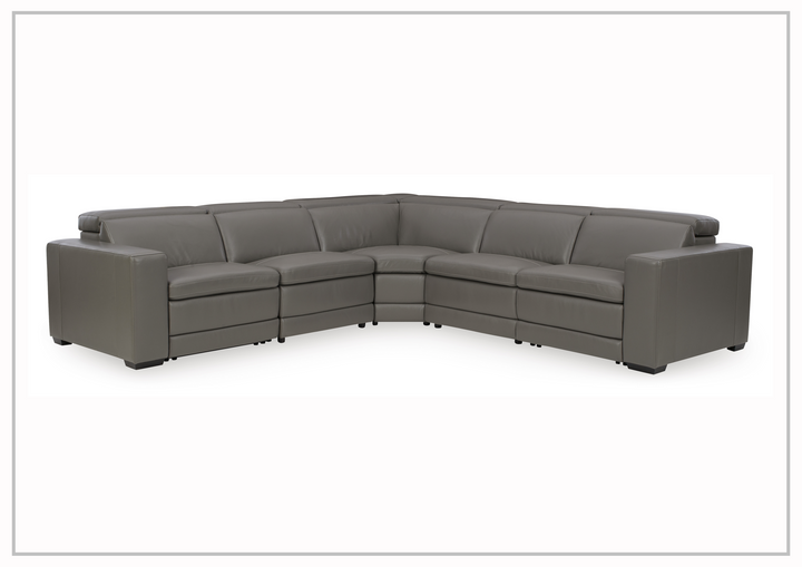 Titan 5-Seater Power Reclining Sectional in Two Colors