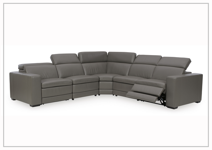 Titan 5-Seater Power Reclining Sectional in Two Colors