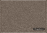 Hydeline Laguna Taupe Brown Leather 3-Seater Sofa with Rolled Arms