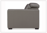 Gio Italia Titan 2-Seater Dual Power Leather Reclining Loveseat