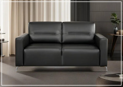 Tucson Light Gray Leather Queen Sleeper Sofa