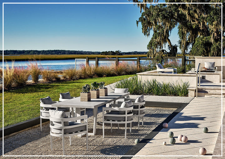 Universal Furniture Coastal Living Outdoor South Beach Large Rectangular Dining Table
