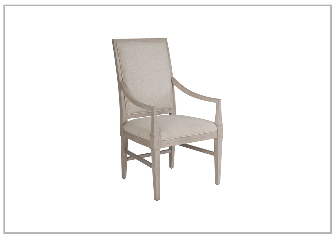 Universal Furniture Coalesce Wooden Arm Chair in Light Gray-sofabed.com