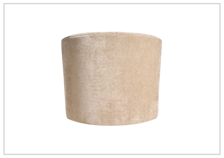Universal Furniture Dylan Modern Swivel Accent Chair in Gatsby Sand Fabric-Sofabed