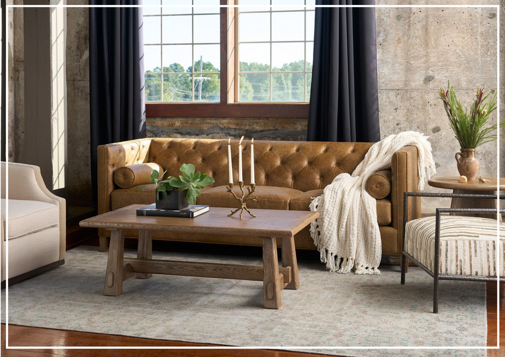 Universal Furniture Griffith Park Wenston 3-Seater Sofa with Bolster Cushions