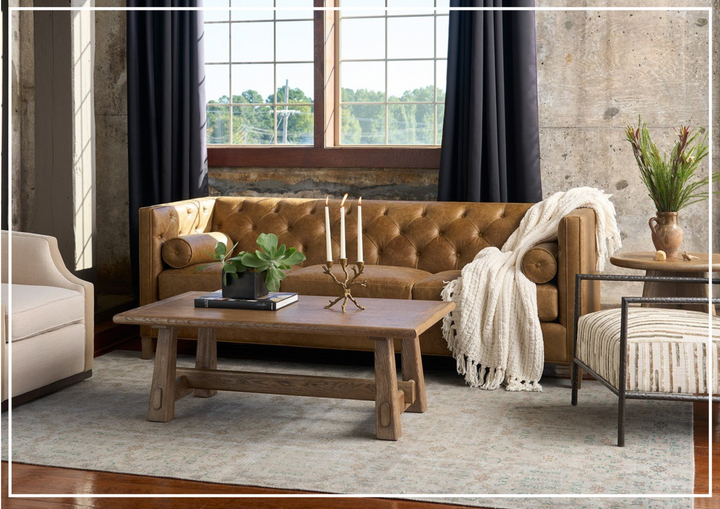 Universal Furniture Griffith Park Wenston 3-Seater Sofa with Bolster Cushions