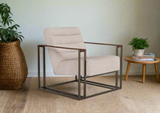 Jensen Leather Accent Chair | Metal Frame | Universal Furniture- SofaBed