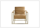 Jensen Leather Accent Chair | Metal Frame | Universal Furniture- SofaBed
