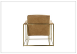 Jensen Leather Accent Chair | Metal Frame | Universal Furniture- SofaBed