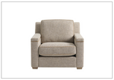 Universal Furniture Liam Fabric Sofa Chair in Brown-sofabed.com