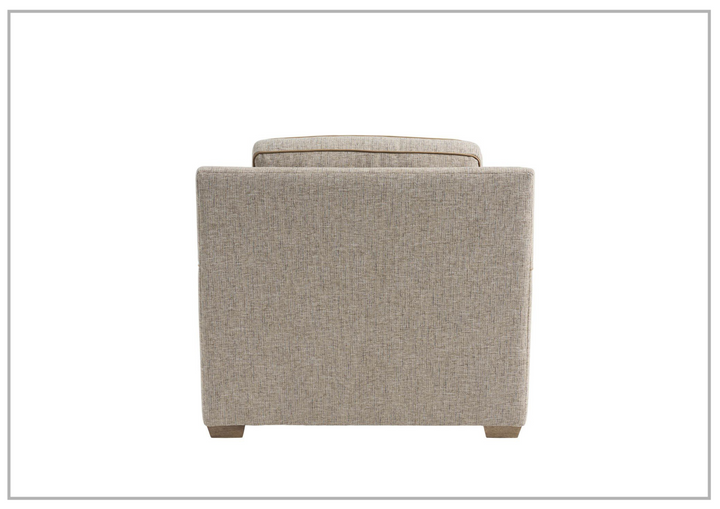 Universal Furniture Liam Fabric Brown Sofa Chair with Cushioned Back