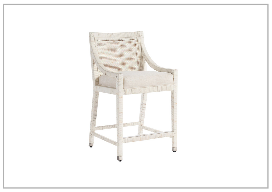 Universal Furniture Longboat White Counter Chair-sofabed.com