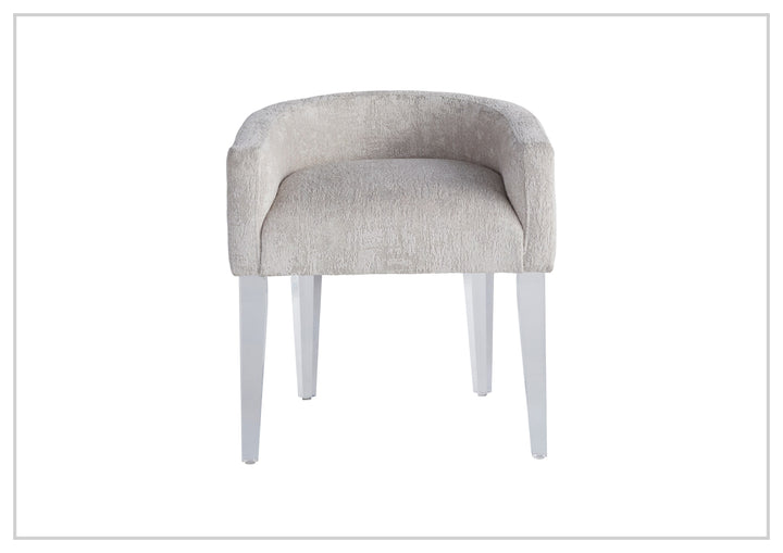 Universal Furniture Love Joy Bliss Fabric Vanity Chair with Acrylic Legs-Sofabed