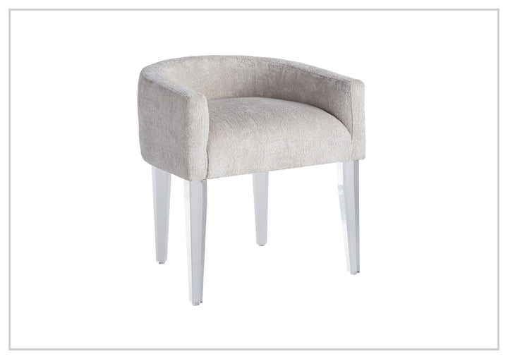 Universal Furniture Love Joy Bliss Fabric Vanity Chair with Acrylic Legs-Sofabed
