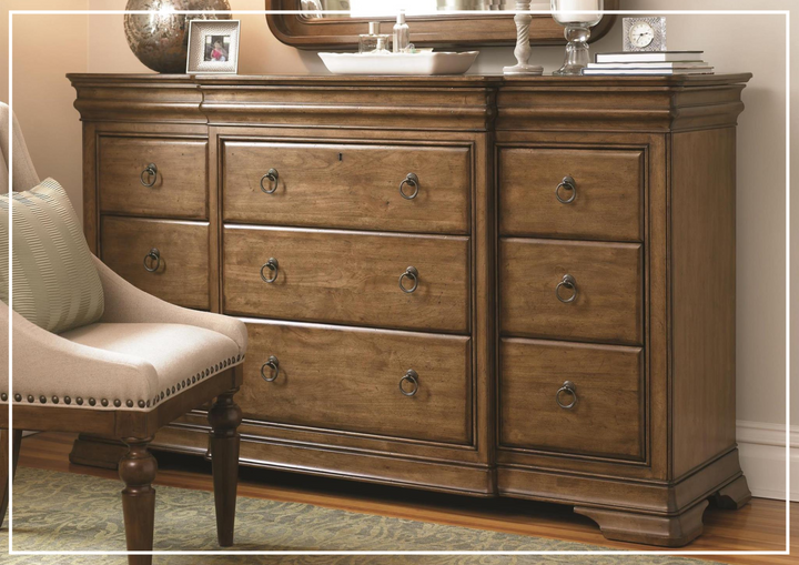 Universal Furniture New Lou 12 Drawer Wooden Dresser