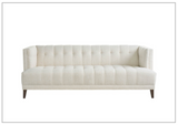 Universal Furniture Paxton 3-Seater Fabric Tufted Sofa with Track Arms