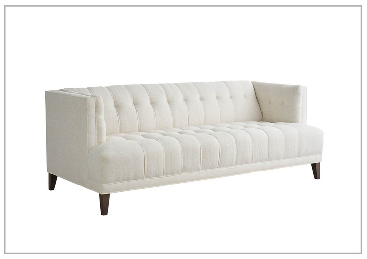 Universal Furniture Paxton 3-Seater Fabric Tufted Sofa with Track Arms
